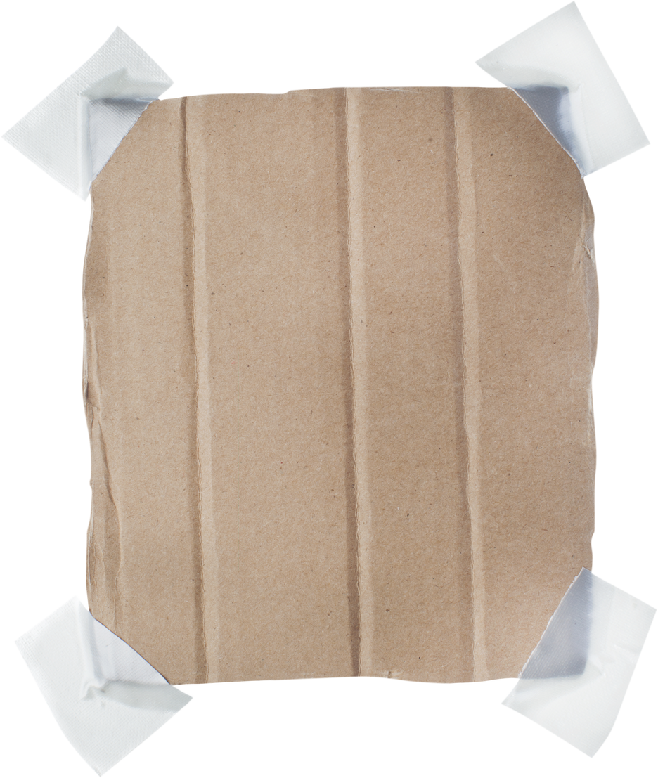 Cardboard Sign